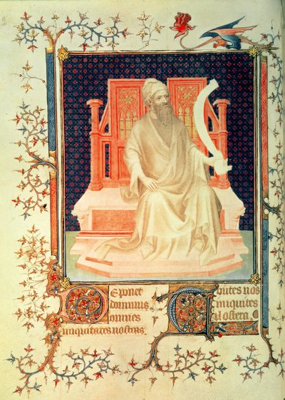 The Prophet Micah, from the Psalter of Jean, Duke of Berry by Andre Beauneveu